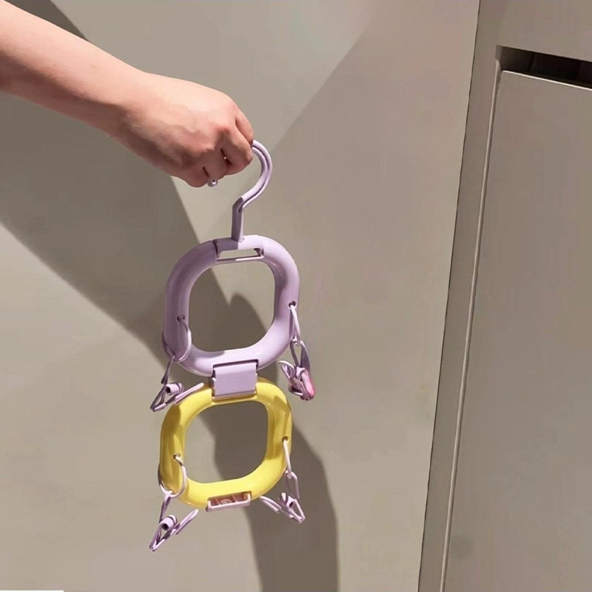 Rear hat storage clip home duckbill cap baseball cap storage rack wardrobe multifunctional hanging bag display rack 2 rings