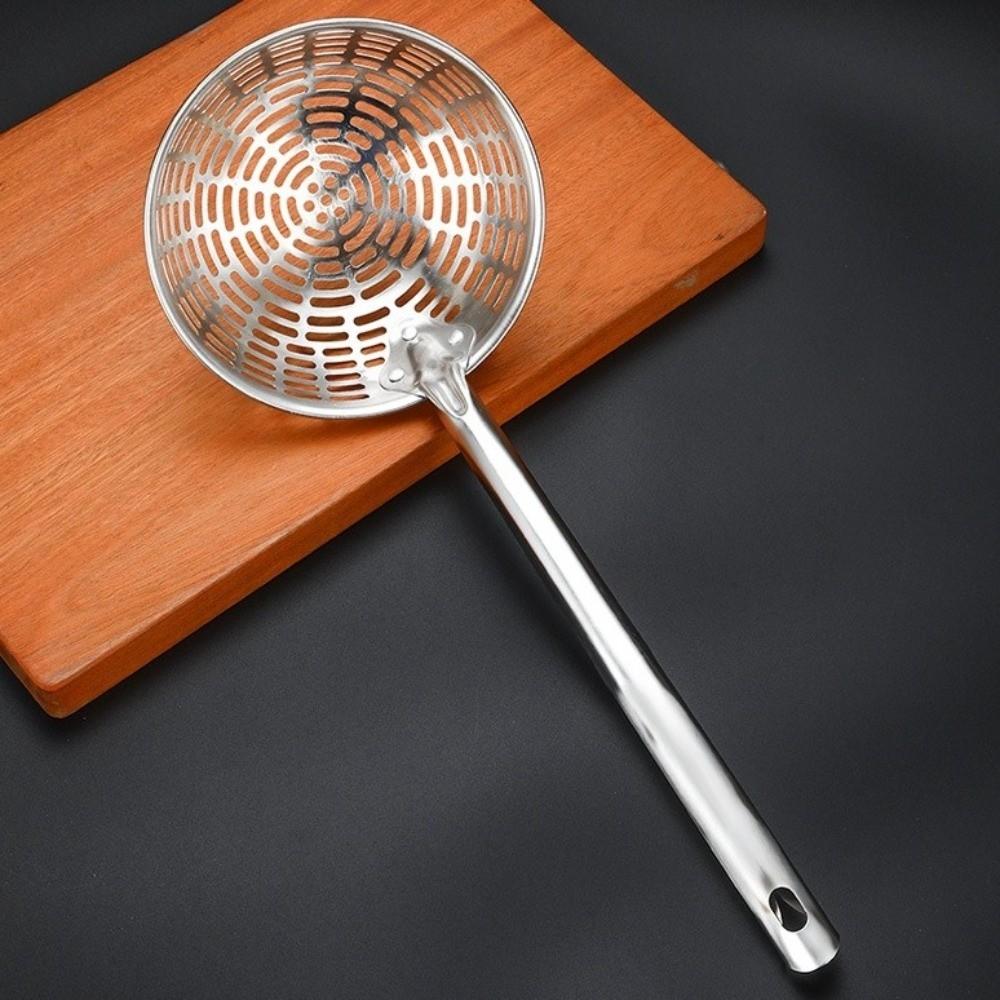 Anti-scald Stainless Steel Colander Heat-Resistant Kitchen Strainer  Oil Frying