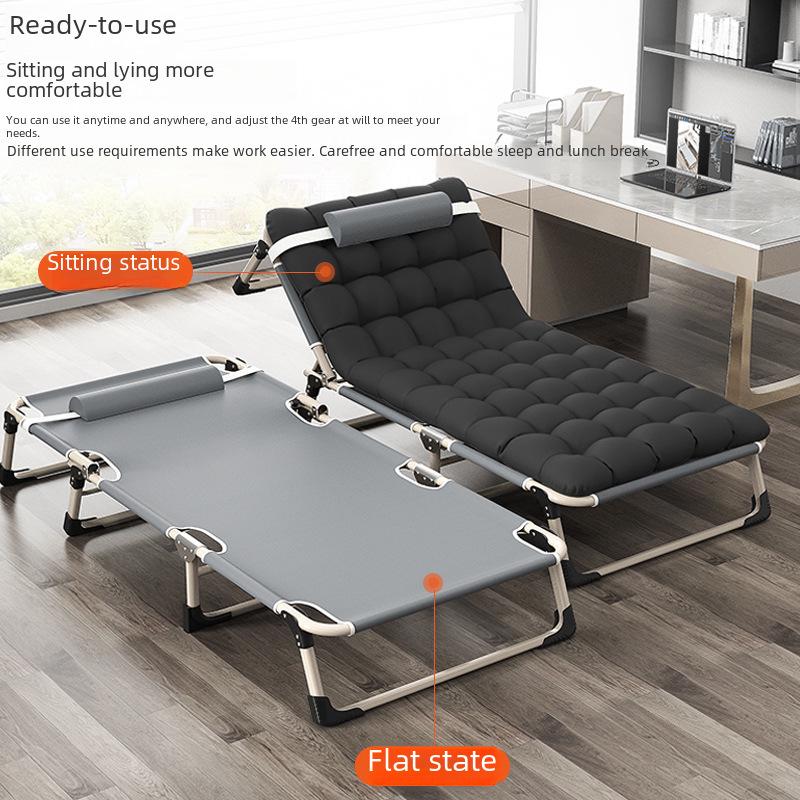 Folding Multifunctional Recliner Bed: Perfect for Home, Office, Outdoor Naps, and Camping.