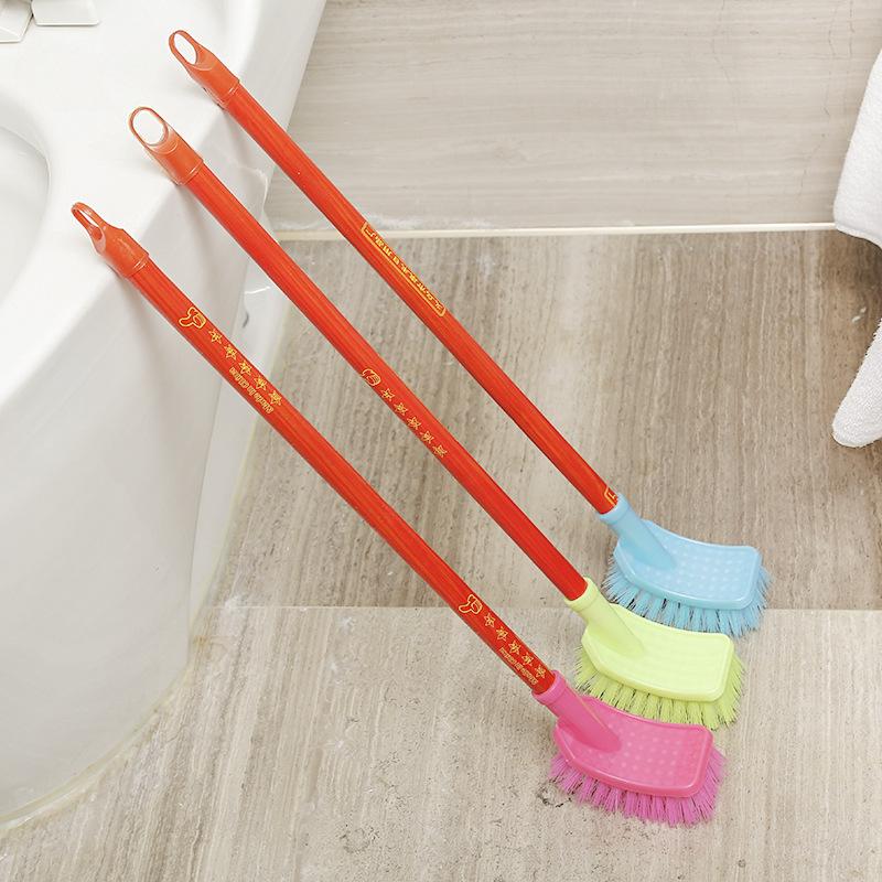 Source Wooden Pole Handle Square Toilet Brush, Long Handle Toilet Brush, Bathroom Cleaning Toilet Brush Yiwu Spot