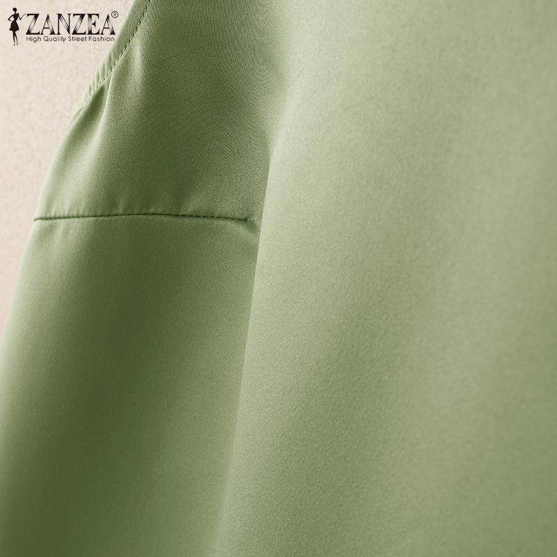 ZANZEA Women Casual Round Neck Summer Sleeveless Dress Sundress