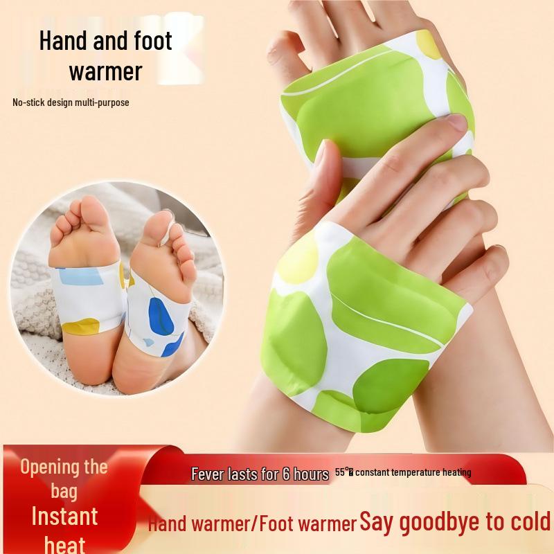Self-Heating Wearable Hand and Foot Warmer Patch - Perfect for Students and Office Use