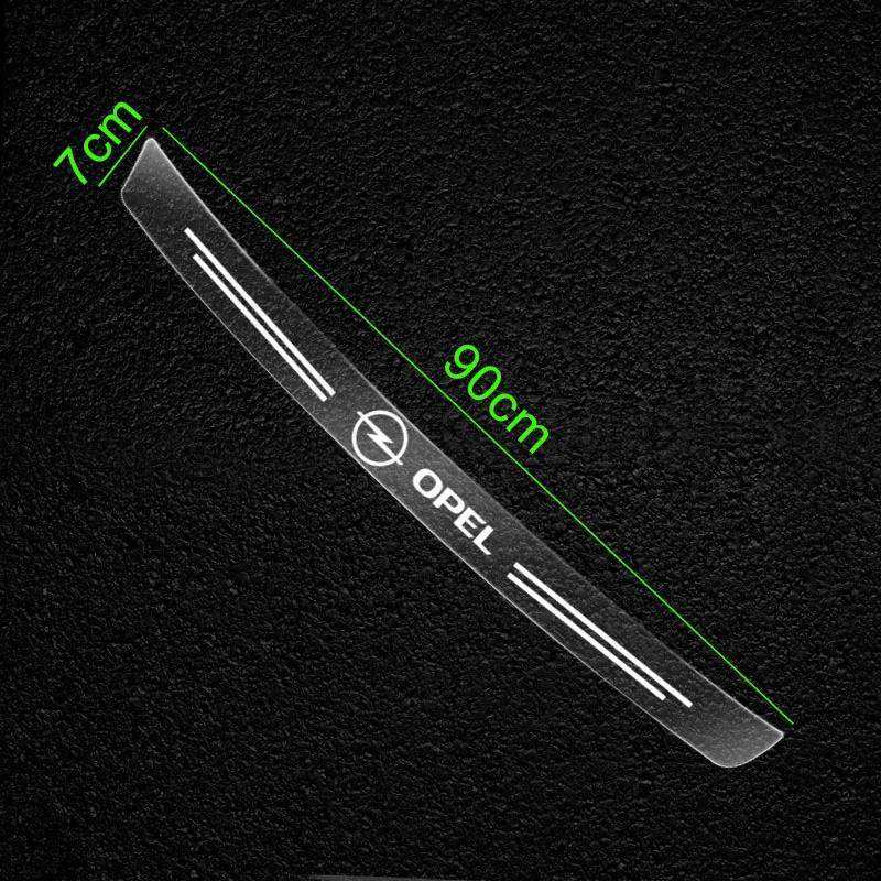 New Car Trunk Transparent Protective Sticker For Opel Astra J Insignia Astra Corsa Zafira B Mokka Vivaro Meriva Car Accessories