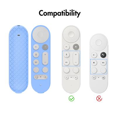 Silicone Remote Case for Google TV Streamer 4K 2024 Remote Cover Durability Protective Cover Secure Grip Holder