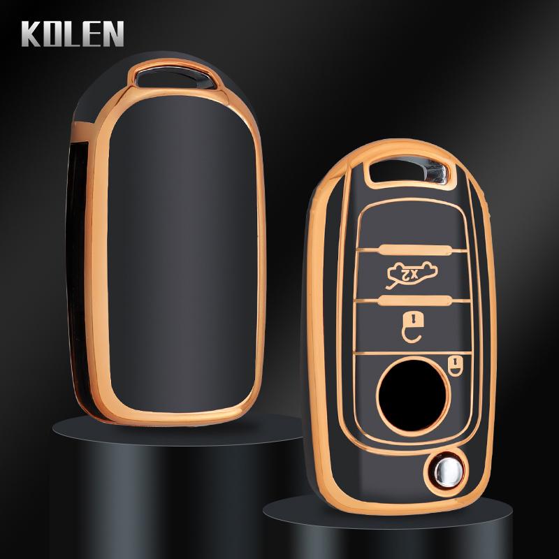 Tpu Car Folding Key Case Cover Shell For Fiat Tipo Toro Nuovo Freedom 500X Doblo Argo Grazie Protector Holder Fob Accessories