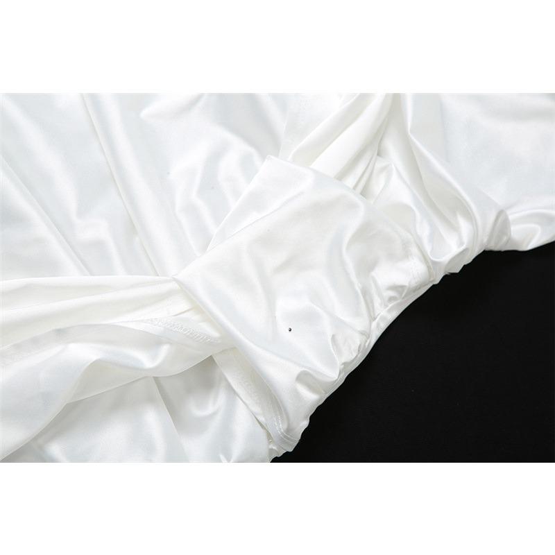 Fall Women's Solid Color Slim-fit High-waisted Street Fashion V-neck Sleeveless Dress