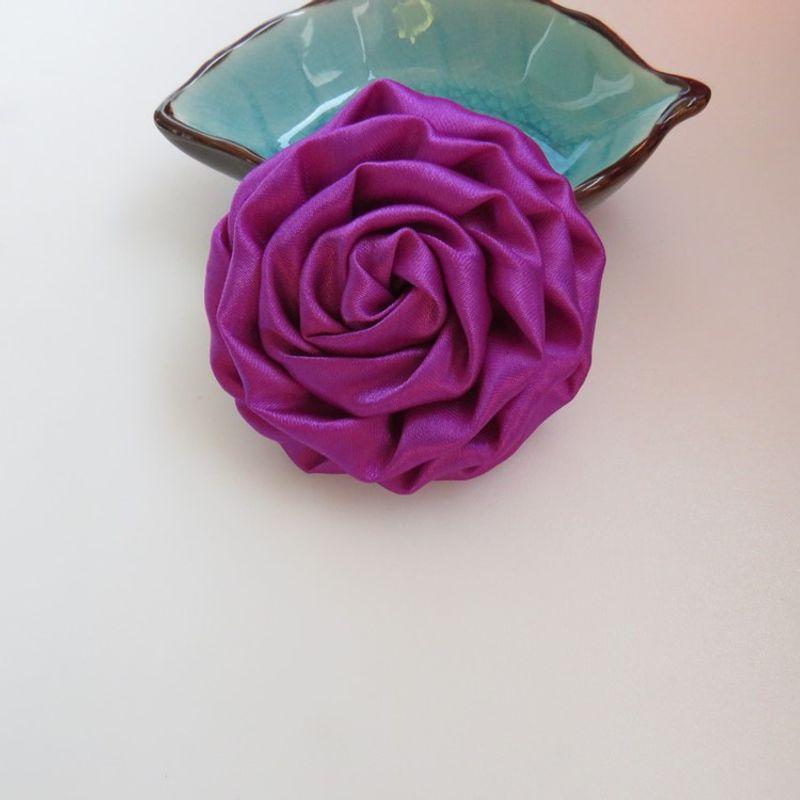 

Без повреждений Элегантная Рабочая Одежда Украшение Тканевые Цветы Purple without stamens