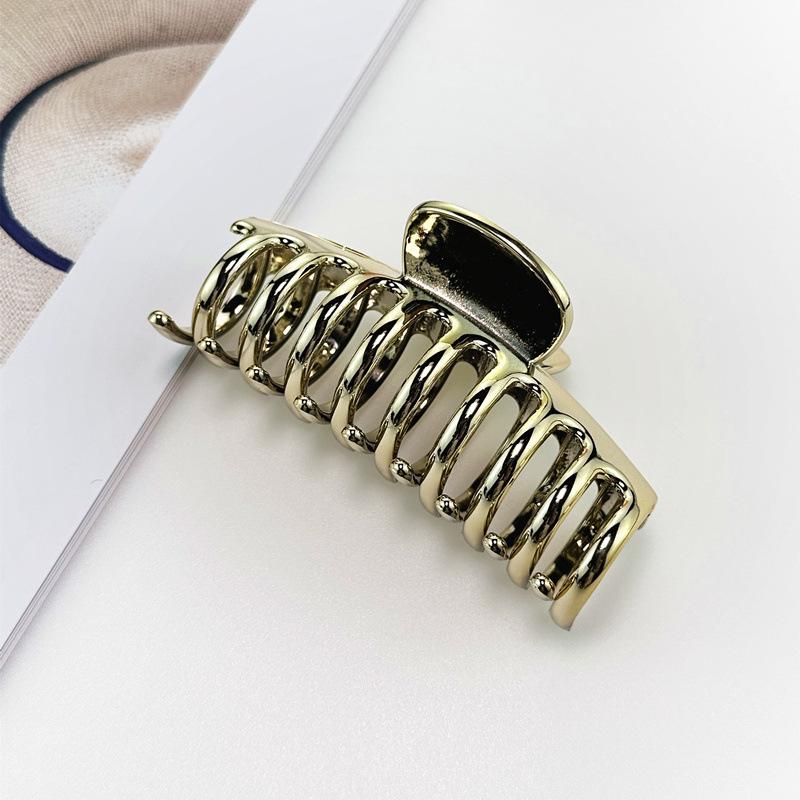 Large Japanese & Korean Style Metal Hair Claw Clips for Styling