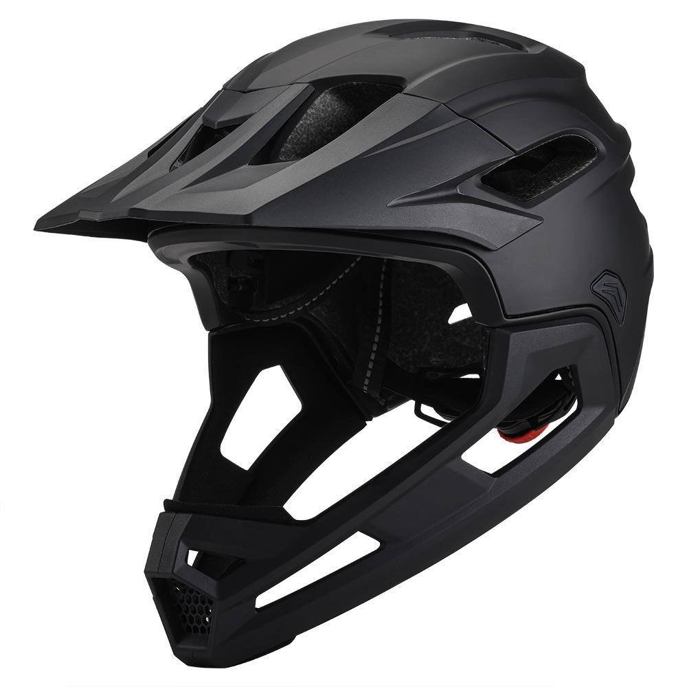 

New Outdoor Adult Cycling Helmet Sports Mountain Forest Competition Off Road Helmet Detachable Mountain Bike Full Helmet