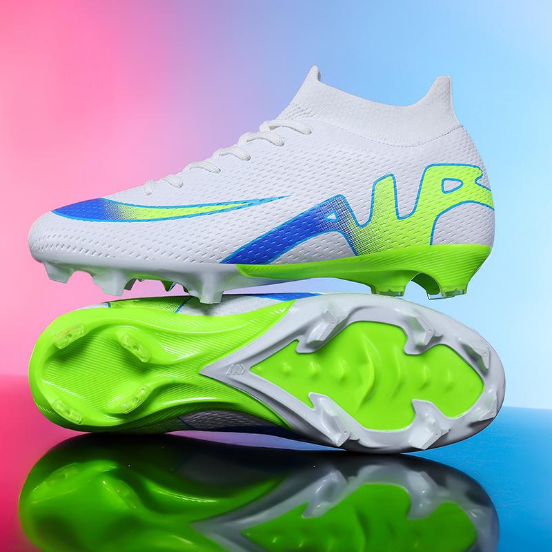 New Men Football Boots Grass Cleats High-top Non-Slip Soccer Shoes Futsal Sneakers High-quality Match Indoor Hot-selling Outdoor