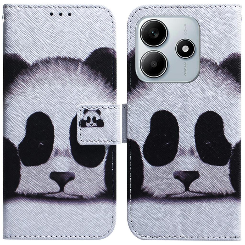 For Xiaomi Redmi Note 14 5G Wallet Case Pattern Print Leather Phone Cover