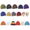 49MD Simple Hollowout Skull Hat Crochet Hair Net Hat For Women Teens Knit Turban Hat