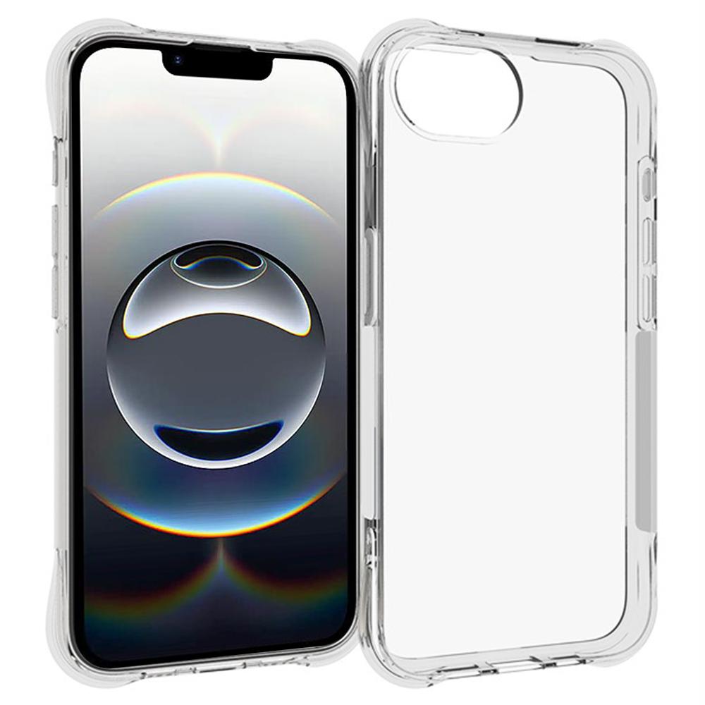 TYMEI For iPhone 16e Case Four Corner Shockproof 1.5mm Clear Phone Cover