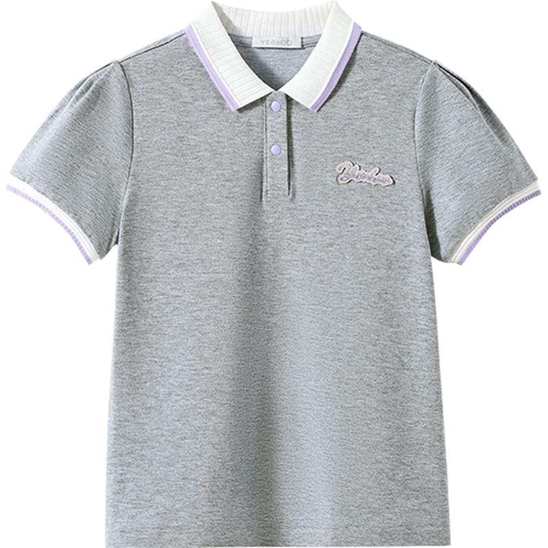 YEEHOO Girls Cooling Anti-Bacterial Polo T-Shirt 130