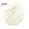 All-day Comfort Turban Hat for Women, Sequined Crepe Fabric Headwrap, Ethnic Non-strangling Headwear Style Knotted Front Headwrap All Face Shapes