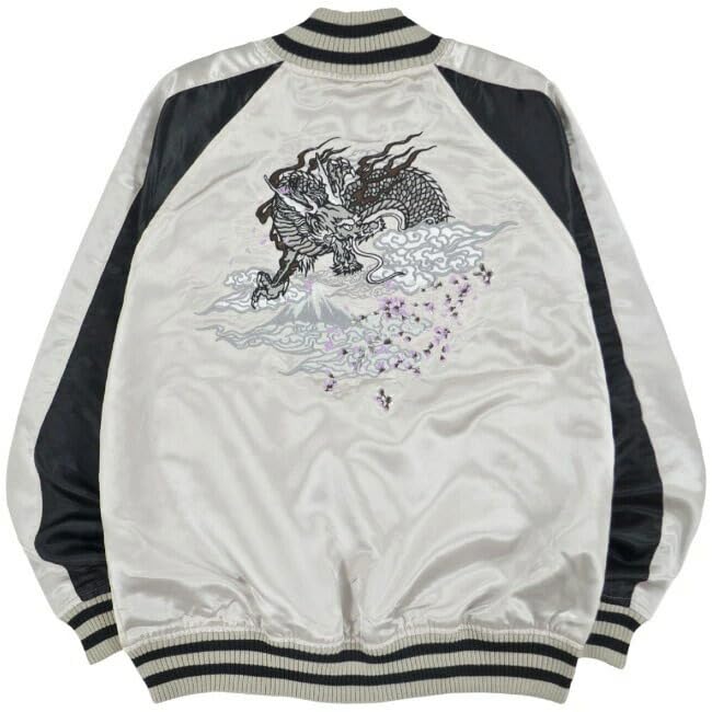 Yoshida Yu Sukajan Jacket with Japanese Dragon Sizes and LL Men's Embroidery, M, L,