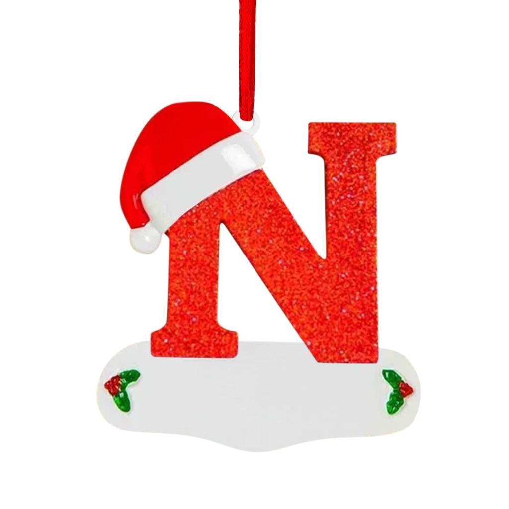 Merry Christmas Decoration Pendant English Alphabet Cristmas Tree Ornaments for Home Decor  Navidad New Year 2026 Gift Accessory