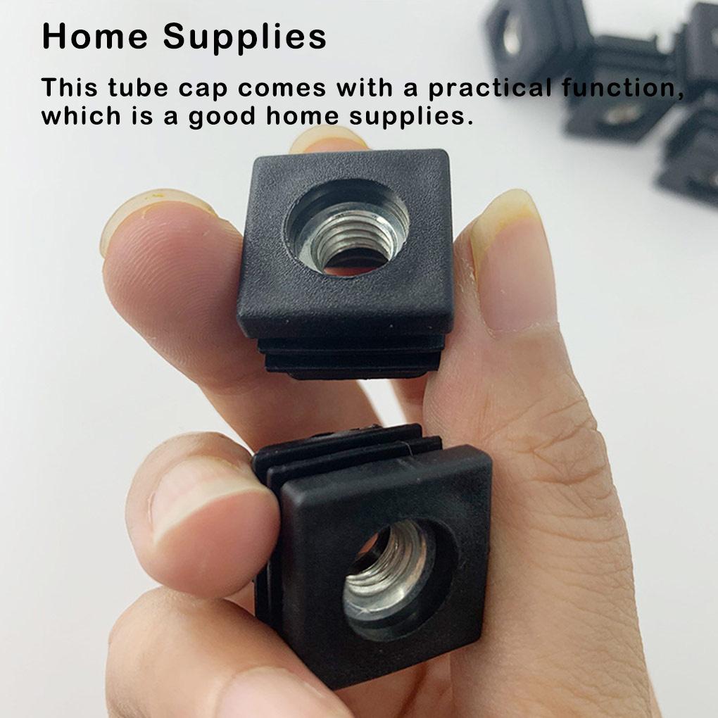 20X Tube Cap Pipe Cover Insert Plug Upgraded Fittings Compact Size Great Sealing Firmness Plastics Replaced Part