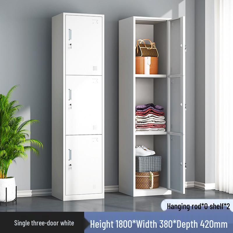 Single Door Steel Locker Cabinet for Employee or Dormitory Use