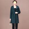 Mom's Versatile Mid-Length Trench Coat - Elegant, Large-Size, Casual Wear for Spring and Autumn