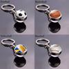 New Football Basketball Baseball Tennis Volleyball Keychain Unisex Bag Decoration Metal Holder Pendent Keyring Cycling Jewelry
