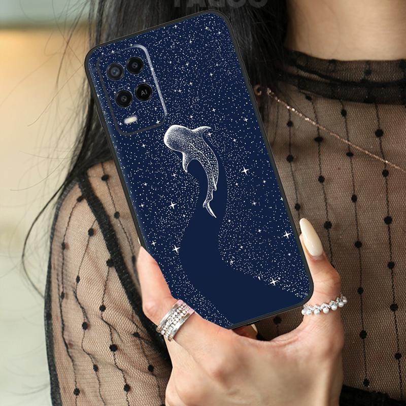 Whale Sharks Fish Case For Oppo A16 A76 A96 A17 A18 A60 A80 A40 A38 A58 A78 A98 A94 A74 A54 A15 A57 A77 A5 Pro