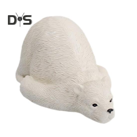 

1/2 шт., крышка болта для унитаза в виде белого медведя, смоляная фигурка животного в виде белого медведя, водонепроницаемая напольная крышка для унитаза, декоративная крышка для украшения ванной комнаты в доме, отеле 1pc