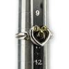 Used TIFFANY&Co. Ring Heart Ribbon EU#50.5 Silver925/K18 Yellow Gold 3.5g Silver Yellow Gold