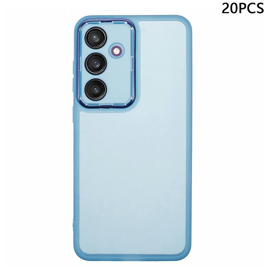 Bulk Purchasing 20Pcs For Samsung Galaxy S25 FE Case Electroplated Camera Frame TPU Phone Cover Precise Cutouts