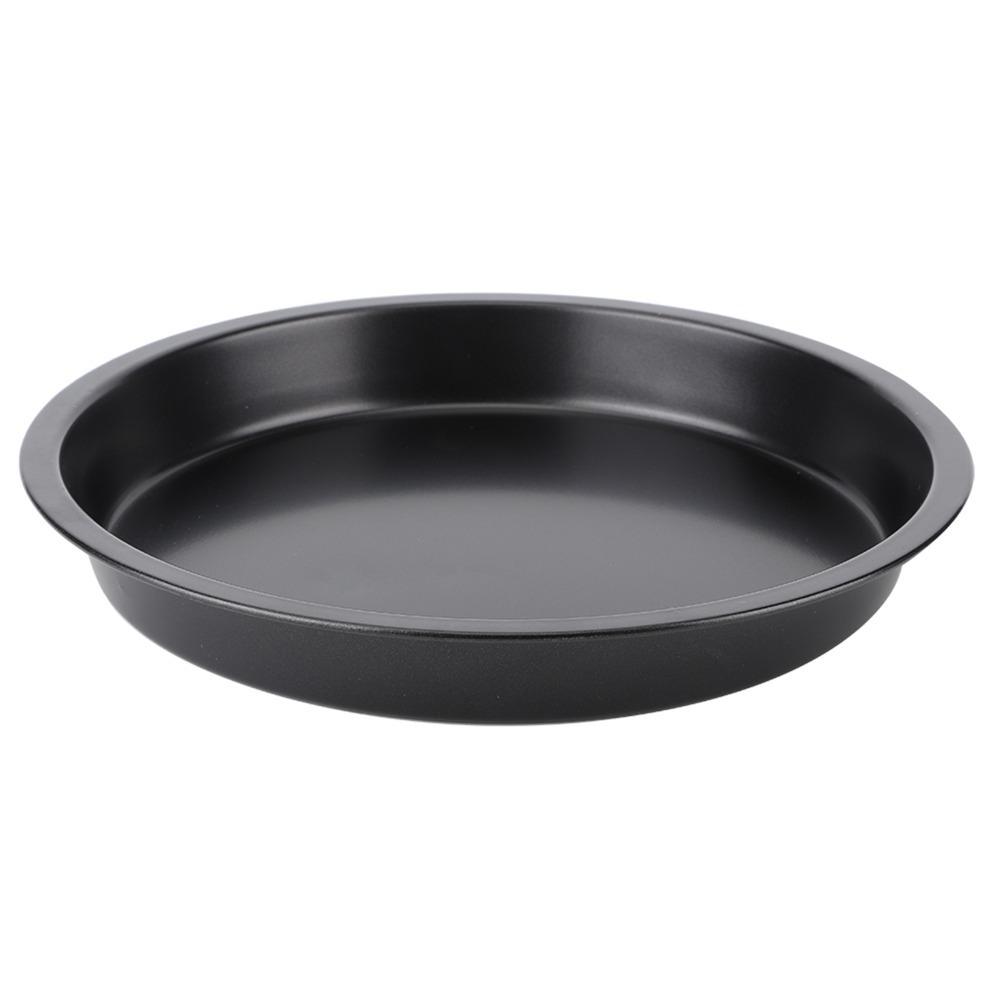 Nonstick Baking Tray Carbon Steel Pudding Mould Easy Release Pizza Baking Tray  Home Baking чёрный