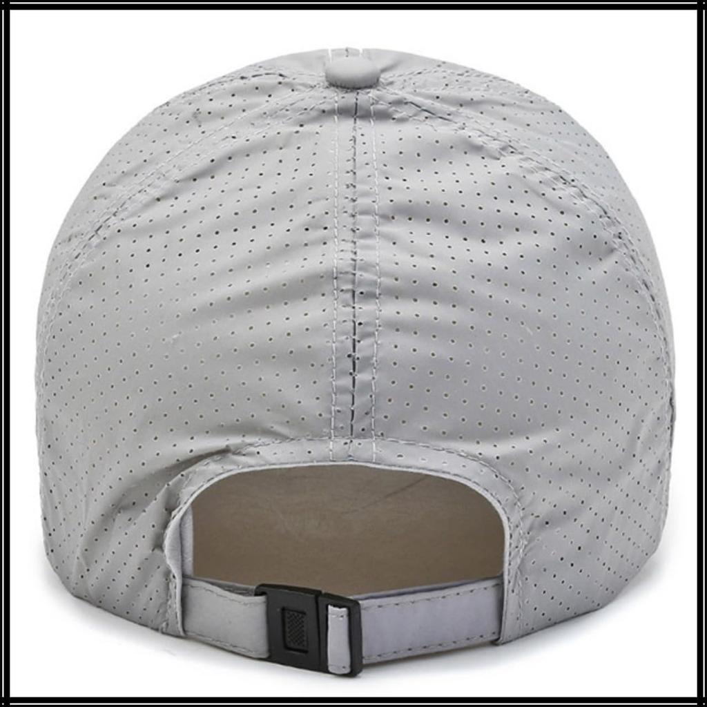 CZA091 [White Fang] Cap, Hat, Outdoor, Running, Sports, Casual, Simple, Men's, (Black)