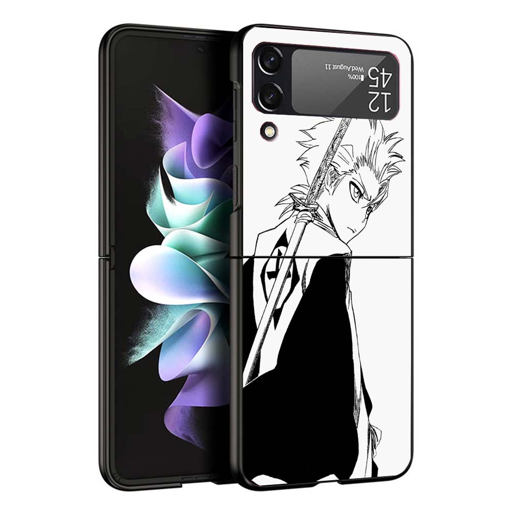 Bleach Hitsugaya Toushirou Phone Case For Samsung Galaxy Z Flip7 Flip6 5G Flip5 Flip4 Flip3 ZFlip 7 6 3 4 5 Shockproof Back Cove
