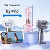 Portable Transparent USB Turbine Fan – Perfect for Dorms, Offices, Fitness, and More