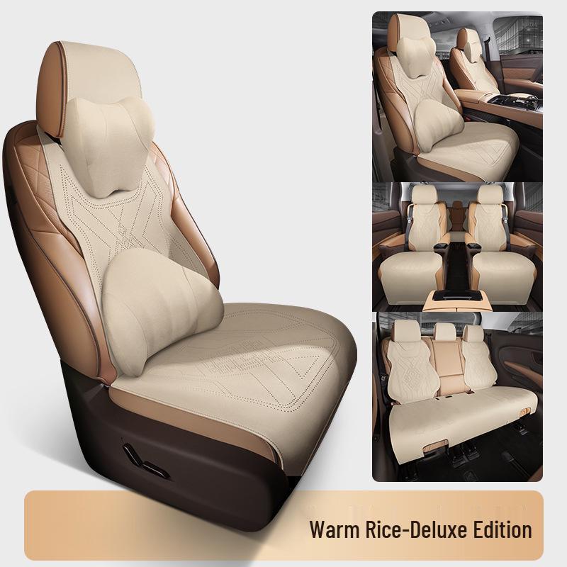 Buick LaCrosse & GL8 Suede Car Seat Cushion - All Seasons Saddle Design