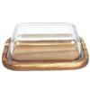 Butterdose Aria - Akazie und Glas