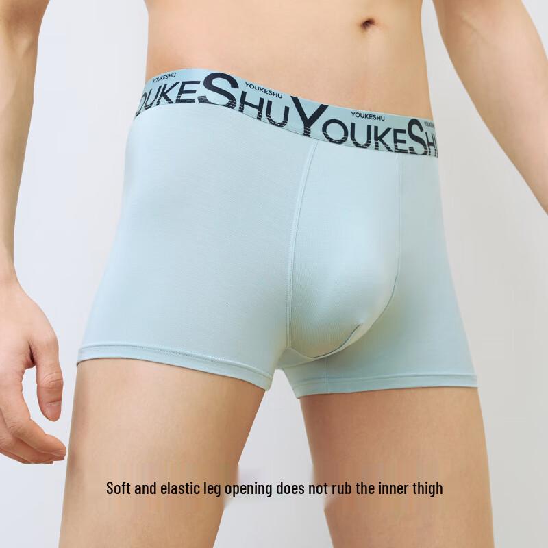 Men's 10A Antibacterial Modal Silk Blend Boxer Briefs