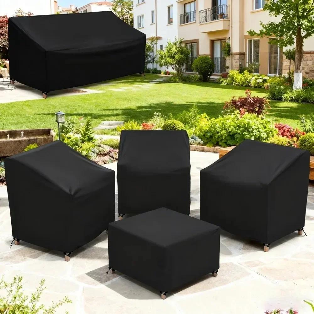 Waterproof Rectangular Patio Table Cover - All-Weather Protection for Outdoor Garden