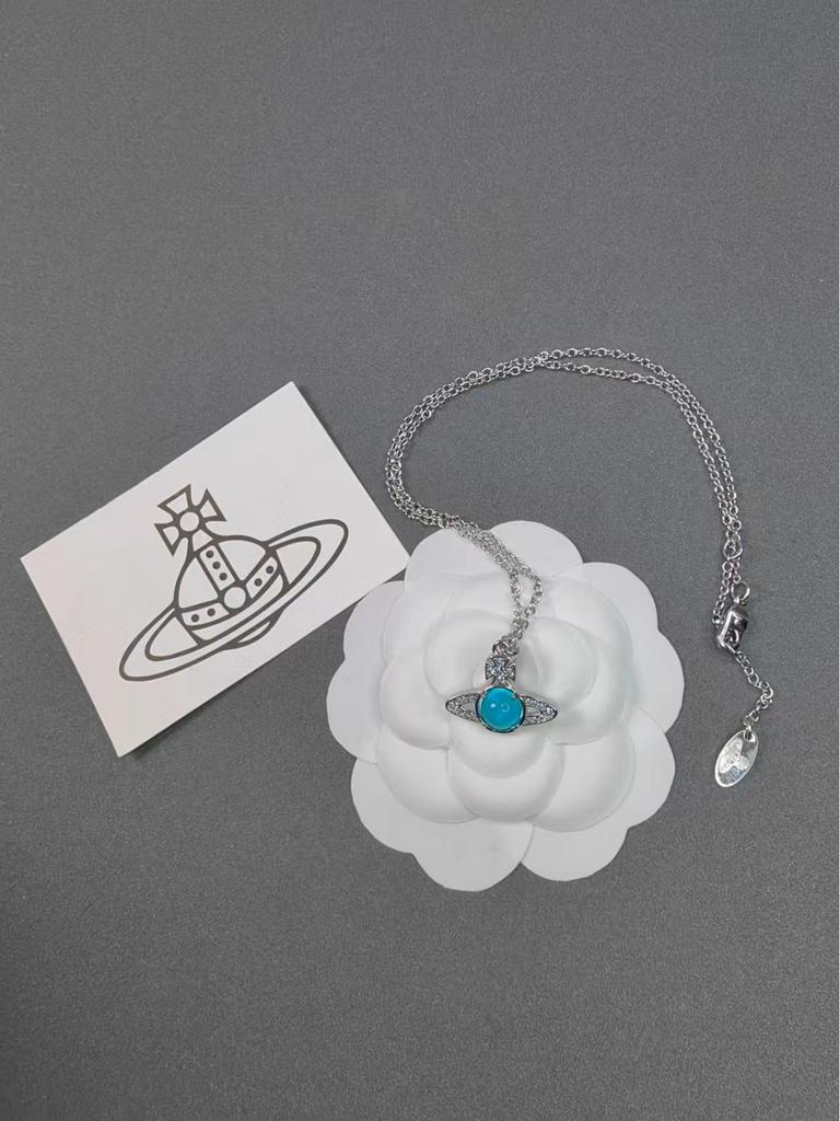Rotatable Bead Necklace & 925 Silver Stud Earrings Inspired by Empress Dowager Cixi