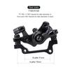 Aluminum Alloy MTB Brake Caliper Front/Rear Line Pulling Bicycle Mechanical Disc Brake Set 160mm Light Bike Pushes Caliper