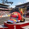 Disney Lightning McQueen Baseball Cap Car Sun Protection Visor Breathable Knitted Visor Outdoor Casual Style Crochet Visor McQueen Baseball Cap