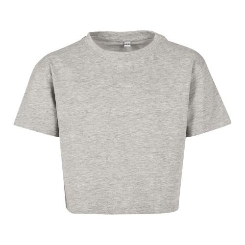 

Build Your Brand Girls Heather Jersey Crop T-Shirt 14-15