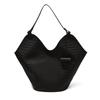 2026 Autumn Korean Woven Texture Bucket Bag - Trendy Large Capacity Shoulder Bag for Women and Kids