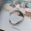 Korean & Japanese Geometric Graffiti Water Drop Bracelet – Retro, Irregular, Hip Hop Style for Women