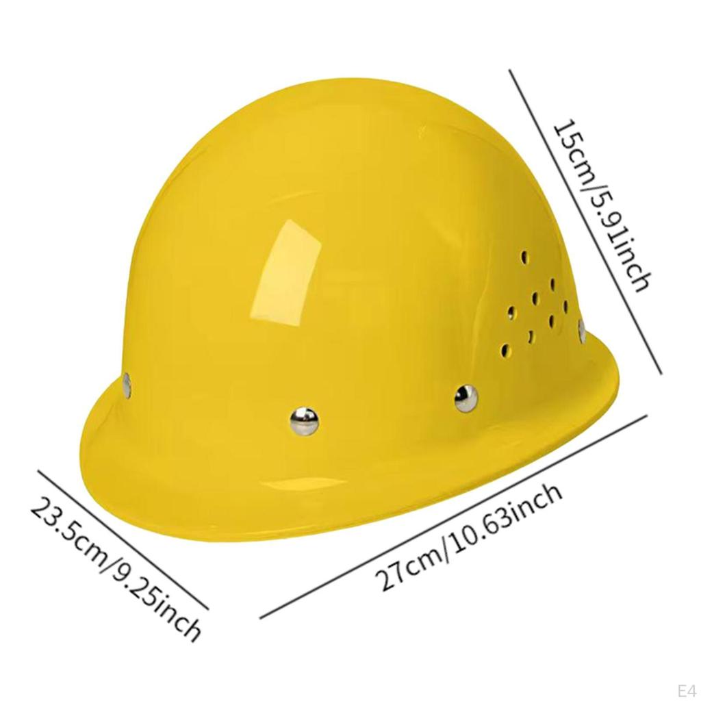 Hard Hat Construction Helmet Adjustable Non Slip Lining Labor Protection Cap for Workers