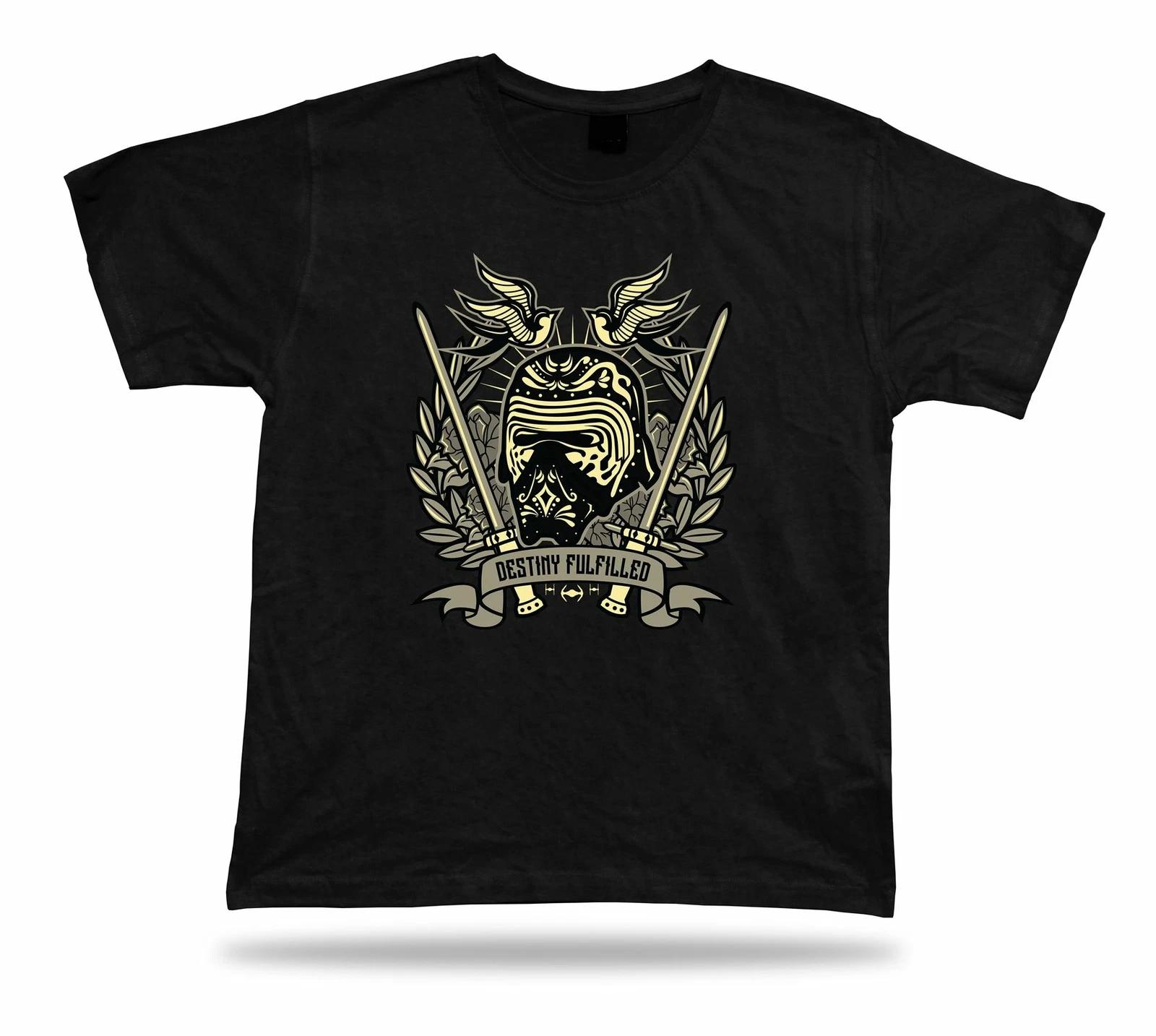 Destiny Fulfilled worrior symbolism vintage textile t shirt idea design gift tee M