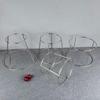 Stainless Steel Double Layer Seafood Platter: Sashimi, Oyster, Shrimp, Crab Tower Buffet Display Stand & Dim Sum Rack