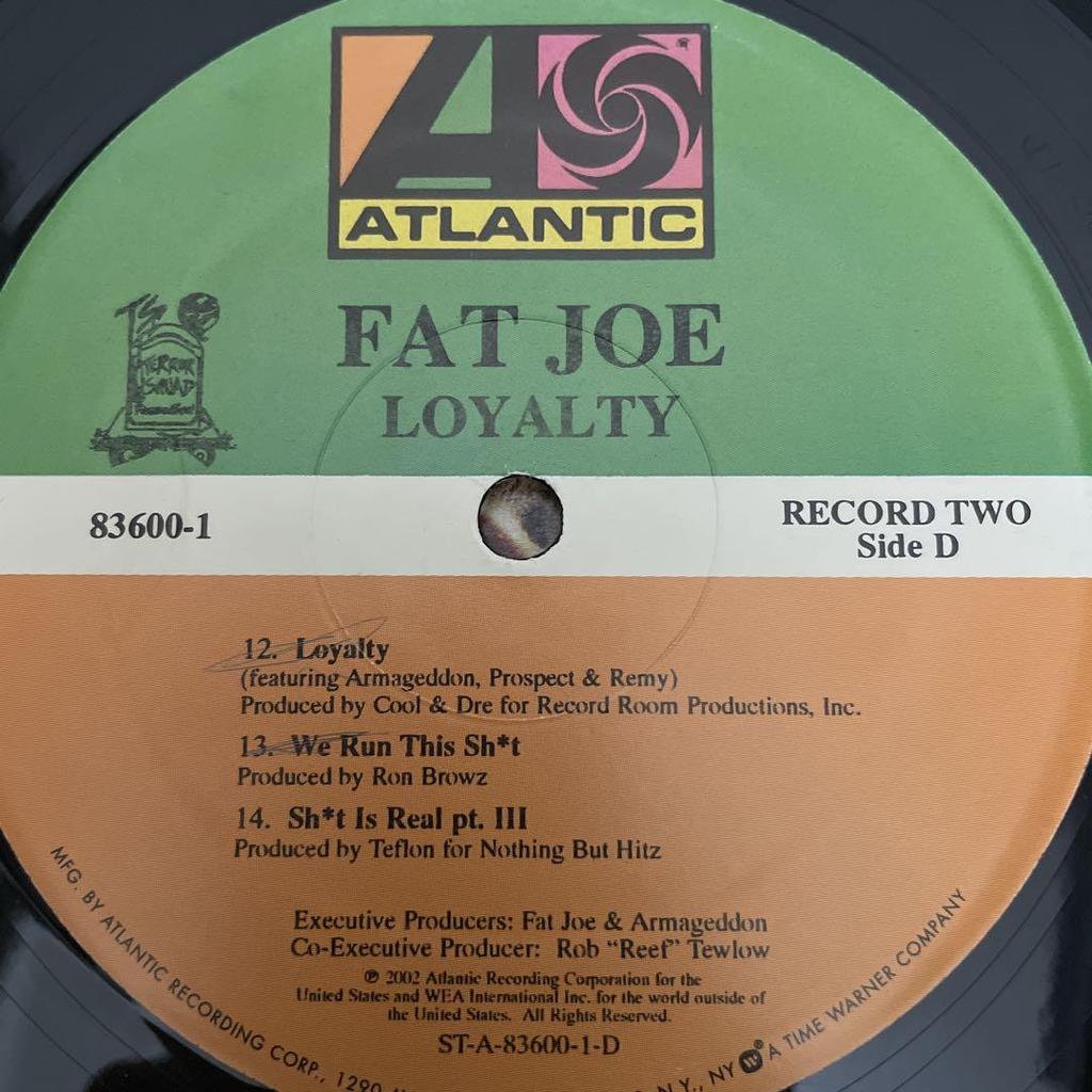 [USED] Rare Fat Joe Loyalty Records Fat Joe