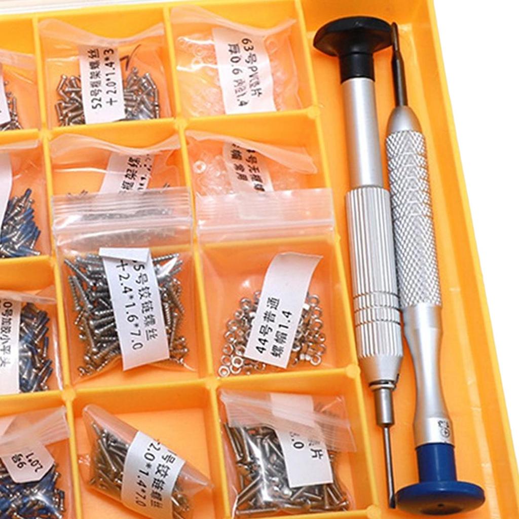Eyeglasses Repair Set Screw Nose Pads Glasses Repair Set for Spectacle Accessories
