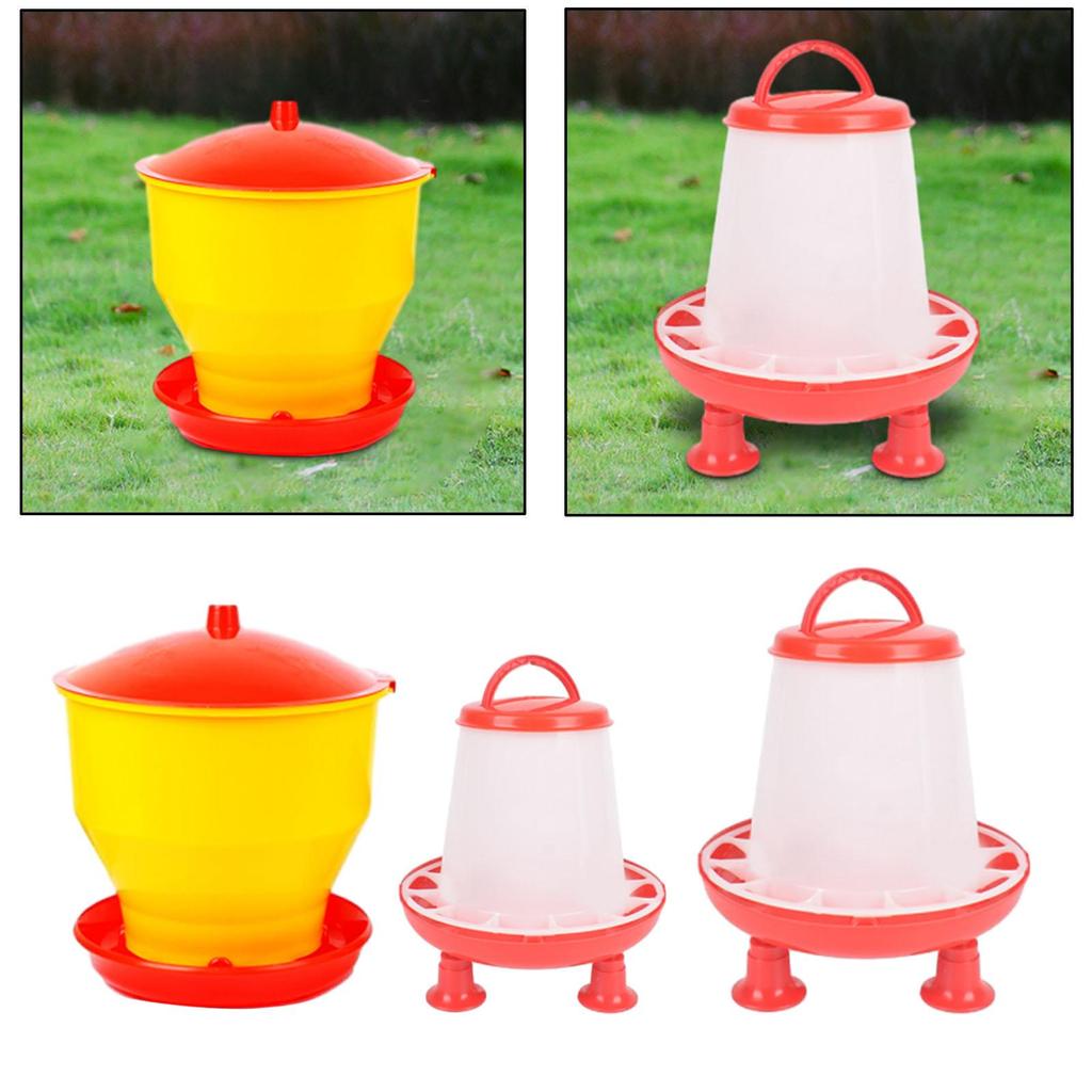 Chicken Feeder Large Capacity Detachable Pigeon Feeder for Quail Parrot Duck