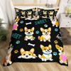 Spider Web Bedding Duvet Cover Set Kids Halloween Theme Spider Print Bedding Set Boys Girls Black White Decor Comforter Cover Microfiber Tri